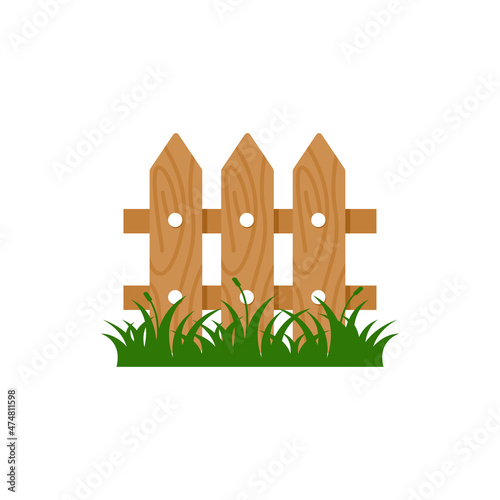 fence icon graphic design vector