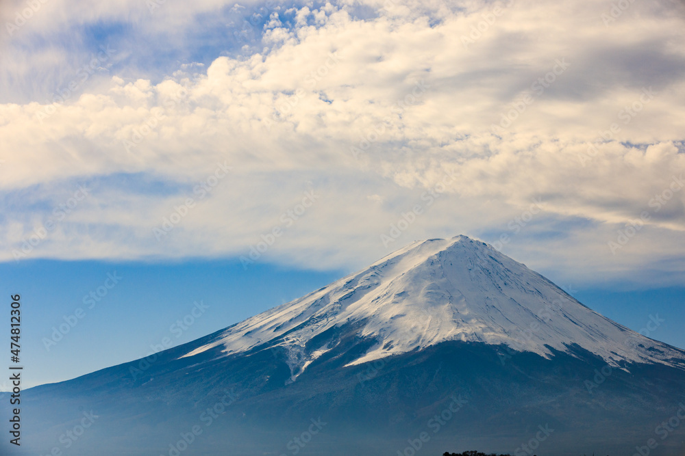 河口湖大石公園からの富士山