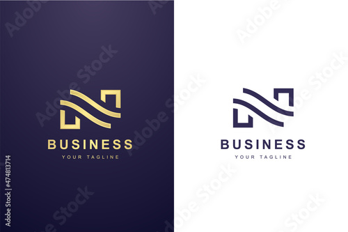 Initial Letter N Logo For Business or Media Company.