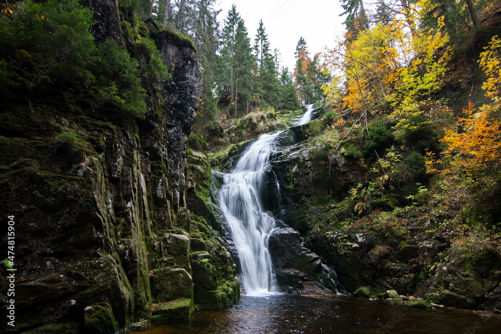 Waterfall Kamienczyk, Poland, Karkonosze