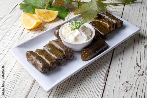 Delicious dolma (sarma) stu...
