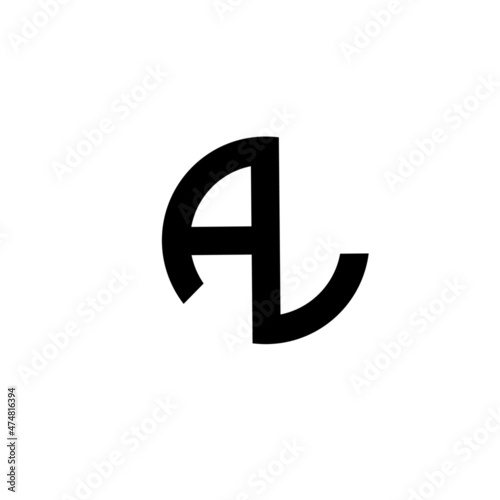 Al la a l letter logo