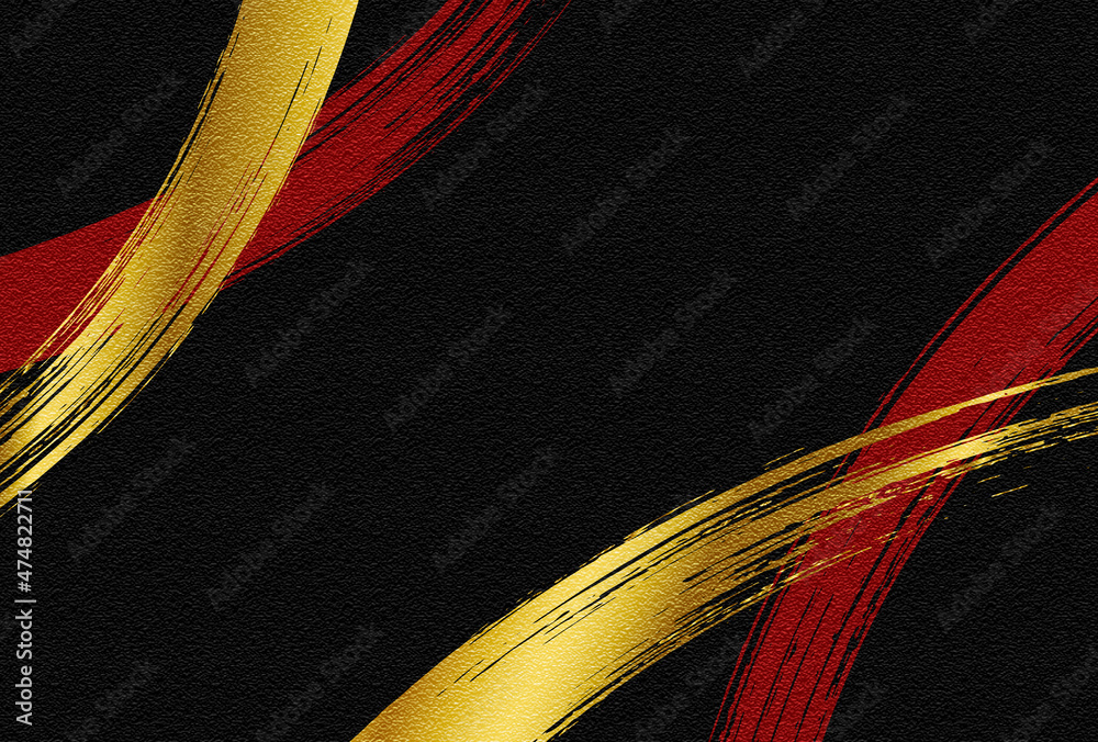 正月風背景 黒 ベクター素材 Stock Vector Adobe Stock