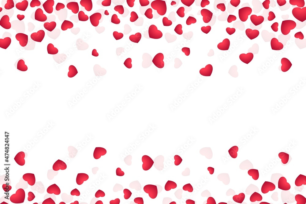 Illustration Of Valentines Day Greeting Card Background