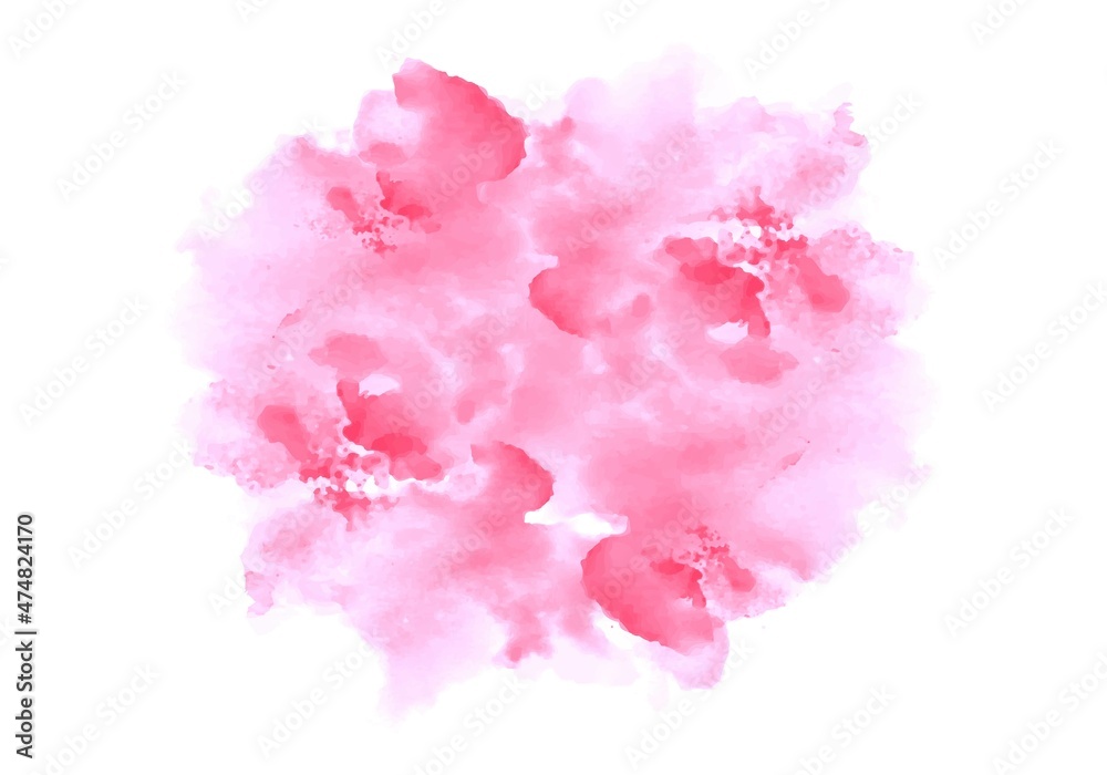 Pink watercolor splash design Pink watercolor splash design