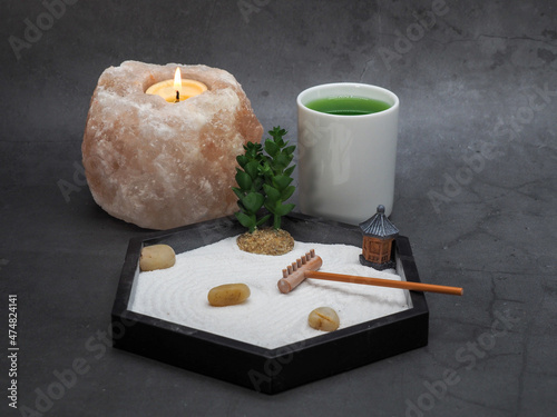 Zen Garden, Green Tea and Himalayan Salt Candle