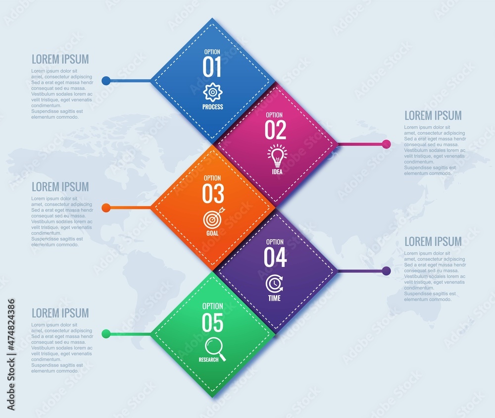 .Modern business Infographic concept with 4 steps banner design .Modern business Infographic concept with 4 steps banner design