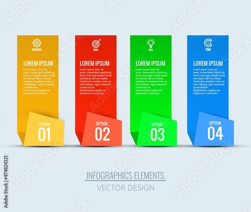 .Infographic business banner template design
