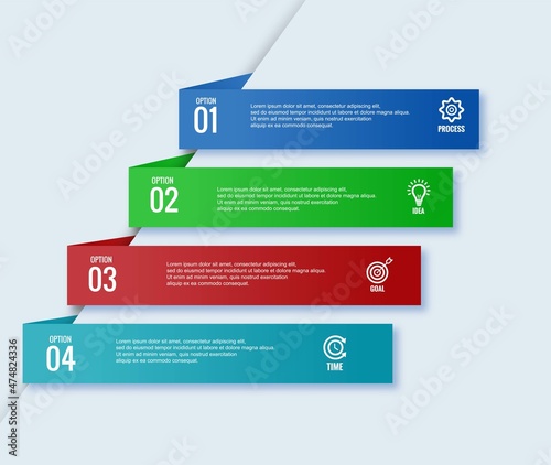 .Infographic business banner template design