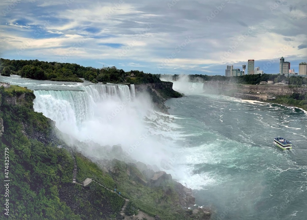 Niagara Falls from the American Side Niagara Falls from the American Side