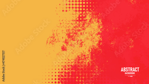 Abstract grunge background with halftone style.	