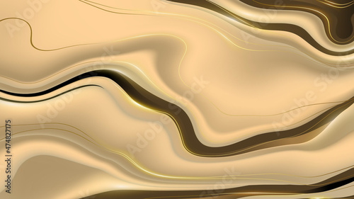 abstract colorful wavy background. Liquid acrylic texture. Abstract background with curled stripes or chaotic lines