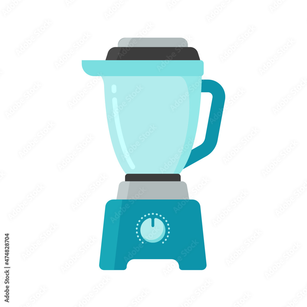 Vecteur Stock Electric blender vector design illustration food mixer  grinder kitchen Juice maker Flat style Logo Icon Clipart | Adobe Stock