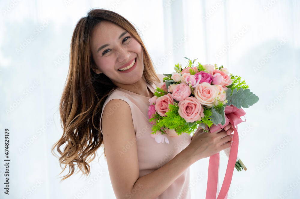 portrait of young Asian girl woman person in concept of love and smile happy lifestyle portrait of young Asian girl woman person in concept of love and smile happy lifestyle