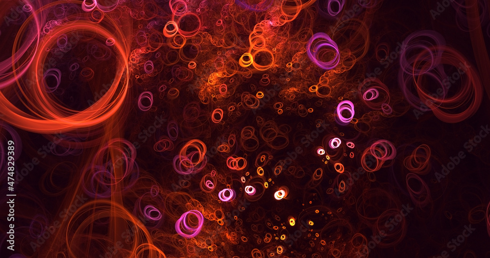 3D rendering abstract multicolor fractal light background 3D rendering abstract multicolor fractal light background