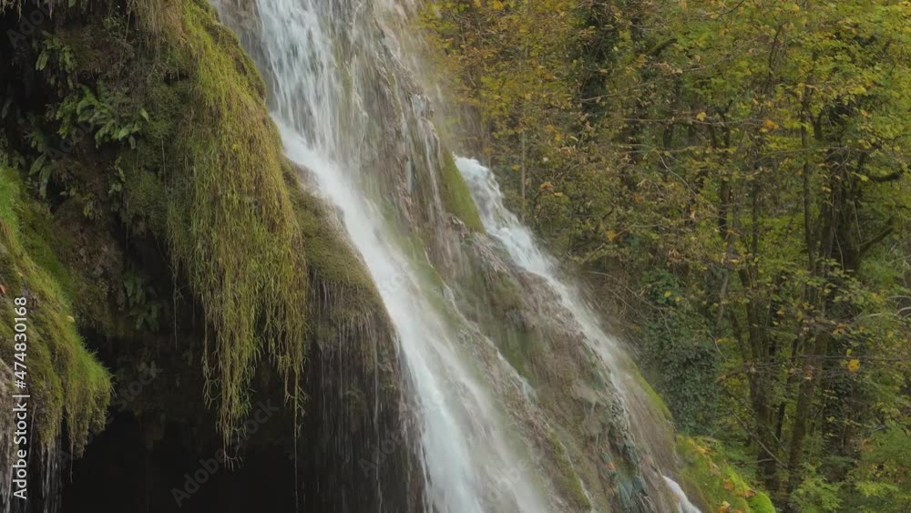 Waterfalls of Sixt-Fer-à-Ceval, France, at summer Waterfalls of Sixt-Fer-à-Ceval, France, at summer