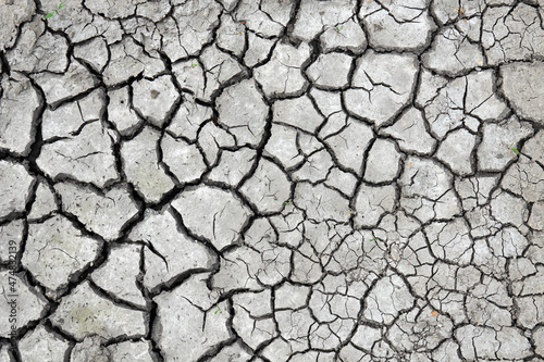 Dry cracked earth texture background. Dried earth pattern.