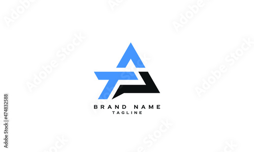 ATP, TP, PT, Abstract initial monogram letter alphabet logo design photo