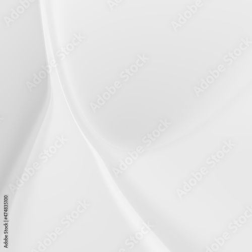 3D Fototapete Wellen - Fototapete white background