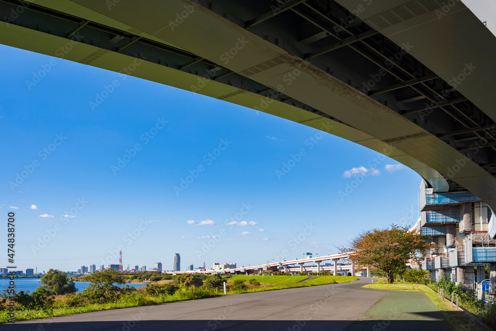 Fototapeta premium 【東京都】首都高速道路 江北ジャンクション