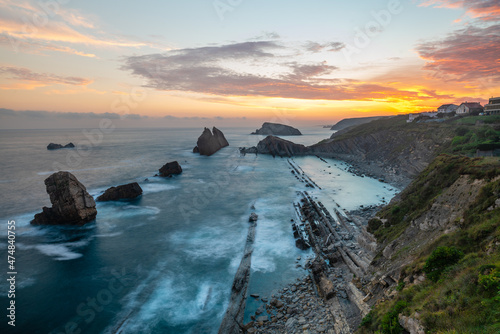 Incredible cliffs on the Spanish coast near Santander © Mike Mareen