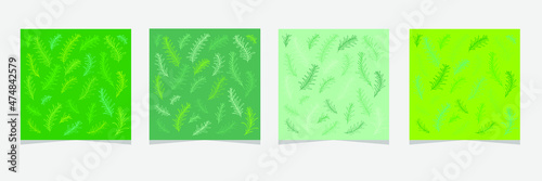 Green branch pattern. Abstract design template for brochures  flyers  magazine  business card  branding  banners  headers  book covers  notebooks background vector
