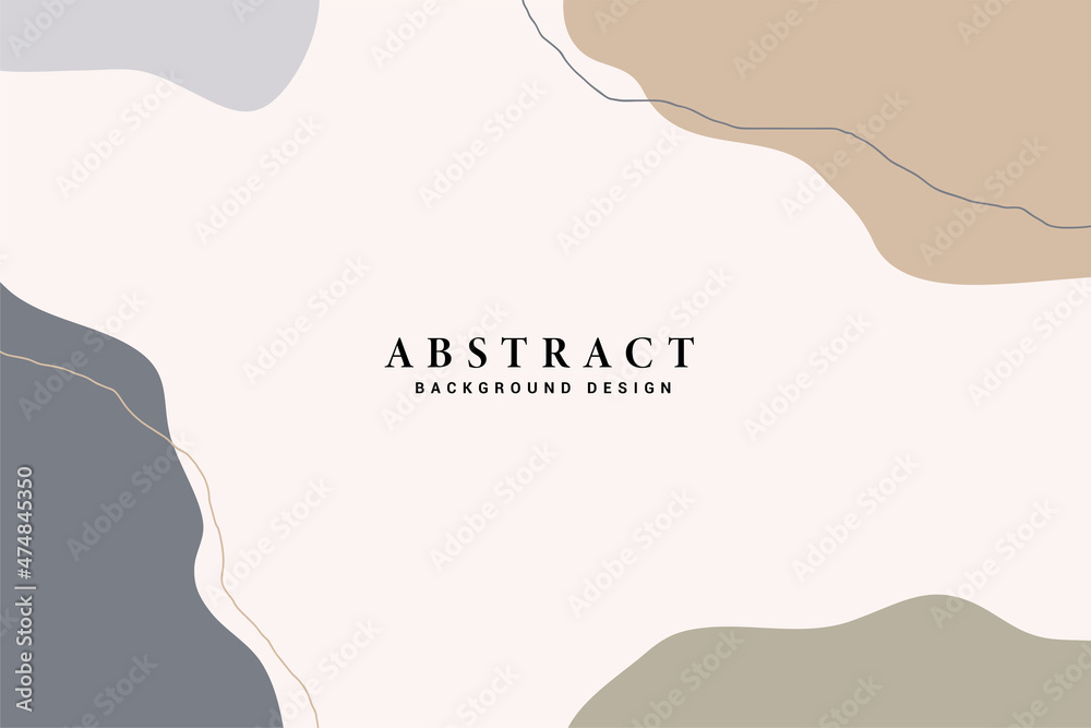 Hand drawn artistic background designs. Trendy modern contemporary vector illustration. Every background is isolated. Pastel color