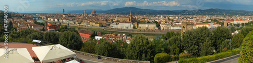 View of Florence from Piazzale Michelangelo, Italy, Europe 