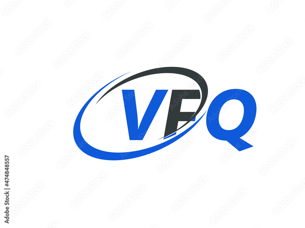 VFQ letter creative modern elegant swoosh logo design VFQ letter creative modern elegant swoosh logo design