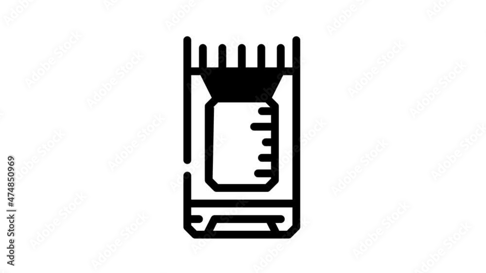 bullet stun gun animated line icon bullet stun gun sign. isolated on white background bullet stun gun animated line icon bullet stun gun sign. isolated on white background