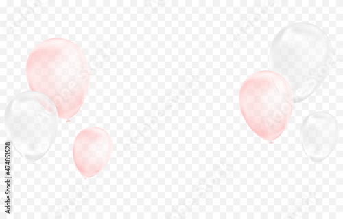 Vector holiday balloons. Balloons PNG, holiday, Valentine's day, birthday.