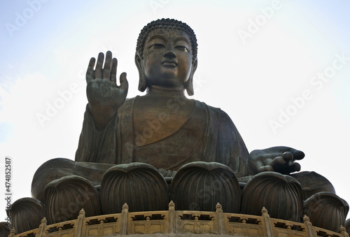 Tian Tan - Big Buddha. Lantau Island. Hong Kong. China