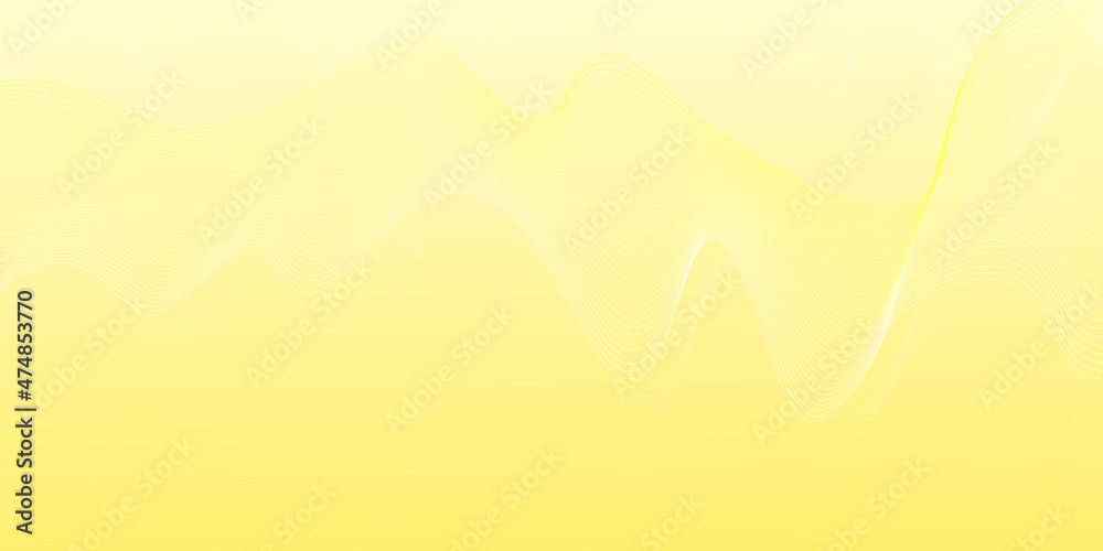 Abstract wavy background yellow. light yellow vector texture with colored lines. glitter illustration with colored sticks. panoramic background abstract rays of the sun around. modern wave line. Abstract wavy background yellow. light yellow vector texture with colored lines. glitter illustration with colored sticks. panoramic background abstract rays of the sun around. modern wave line.