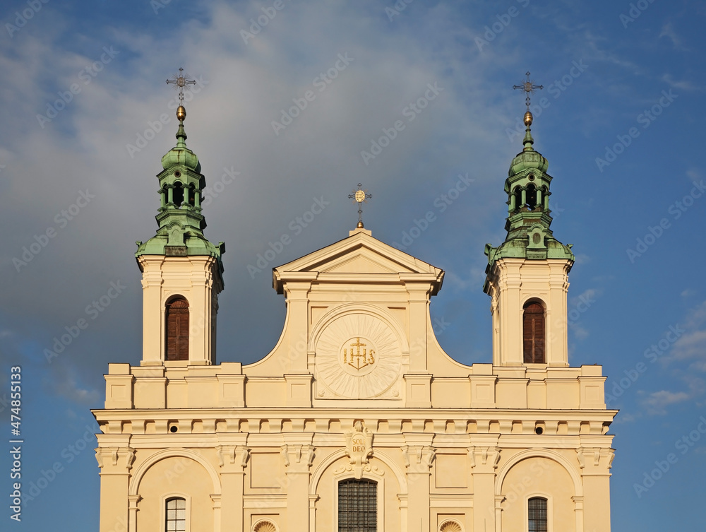 Cathedral of St. John the Baptist in Lublin. Poland