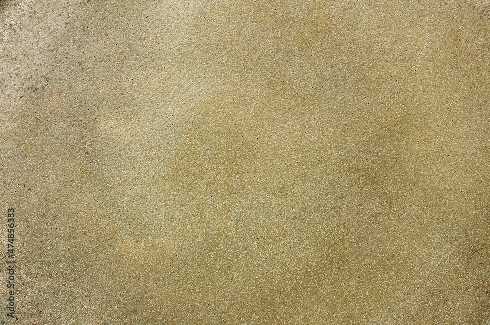 Fototapeta premium Background green and brown ceramic surface for design, top view, copy space