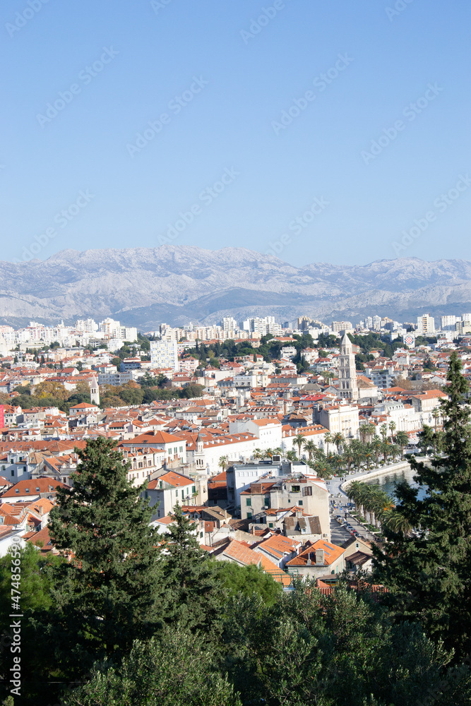 View of the city Split
