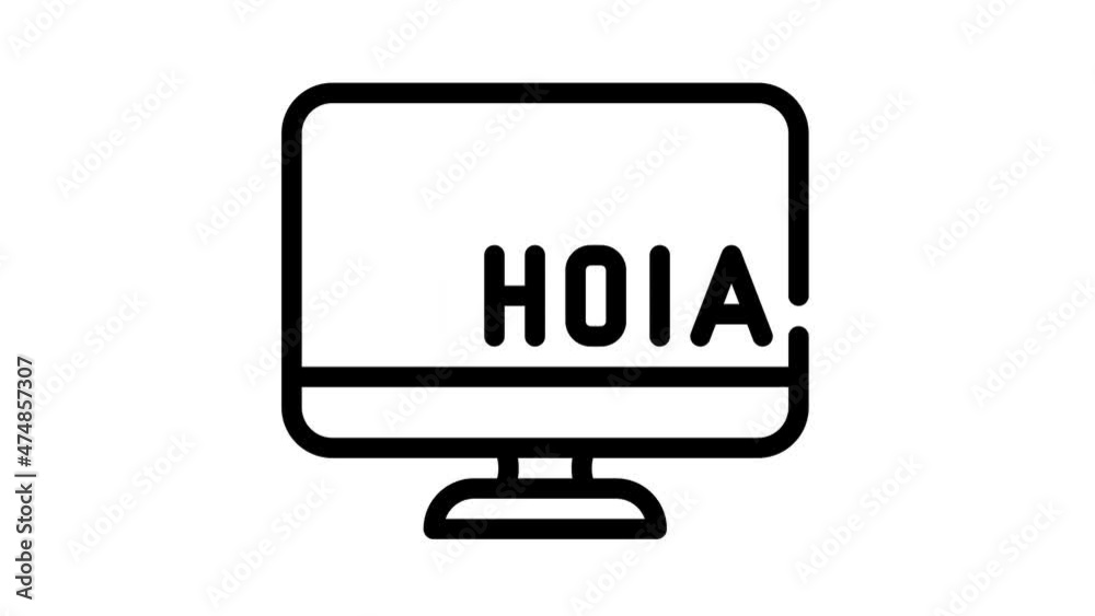 learning languages animated line icon learning languages sign. isolated on white background learning languages animated line icon learning languages sign. isolated on white background