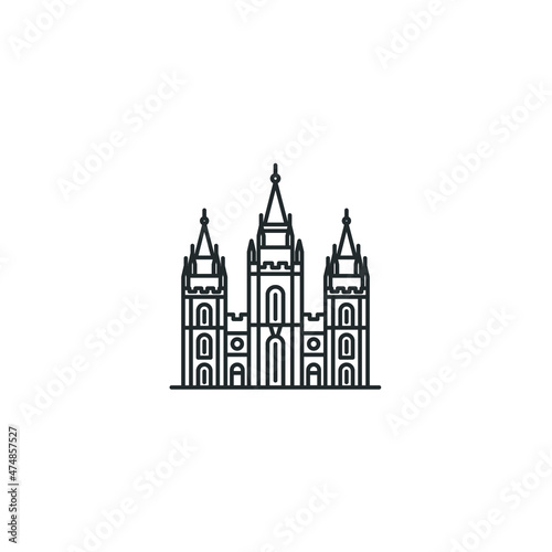 Salt Lake Temple icon. LDS Church photo