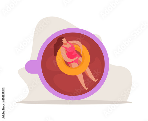 Relax In Cup Composition