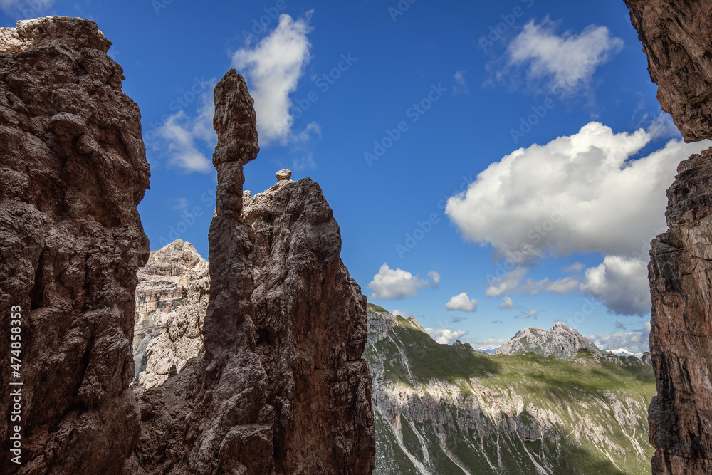 Dolomites cliffs