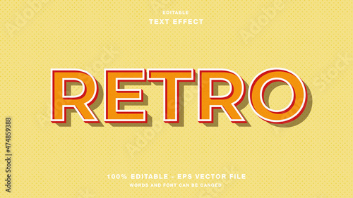Retro Style Text Effect