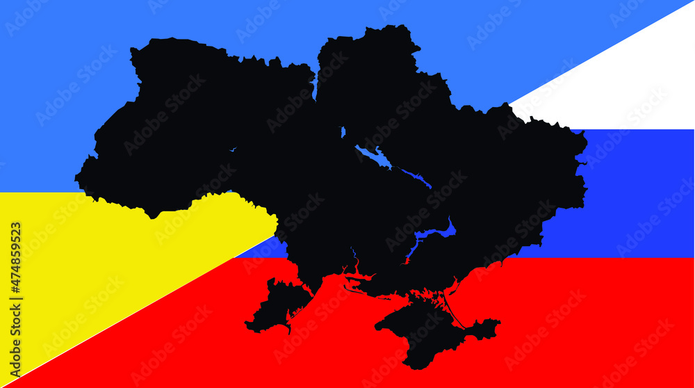 Fototapeta premium Ukraine. Ukraine map. european countries vector map.