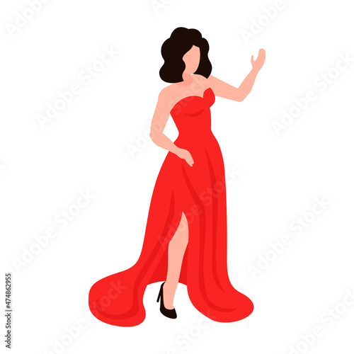 Lady In Red Composition