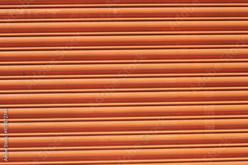 orange wall metal