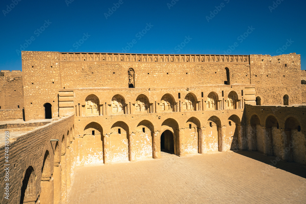 Historic Al-Ukhaidir Fortress near Karbala in Iraq Stock Photo | Adobe