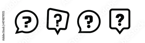 question mark on white backgroud	