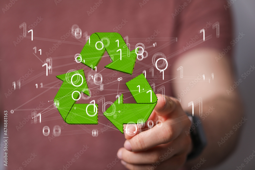 Recycling. Green recycle eco symbol Recycling. Green recycle eco symbol