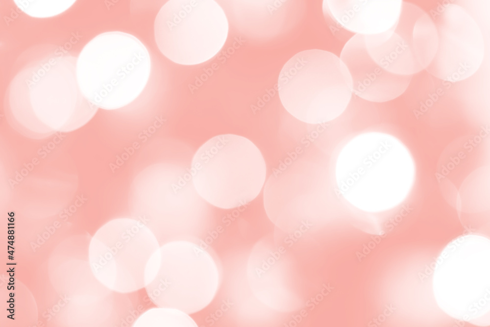 Blurred lights pink background. Abstract bokeh with soft light. Trendy color Blurred lights pink background. Abstract bokeh with soft light. Trendy color