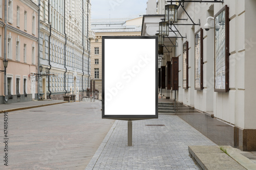 Street poster billboard mock up