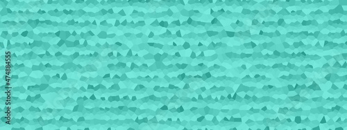 Banner of abstract detailed geometrical background Turquoise color. Random pattern background. Texture Turquoise color pattern background.